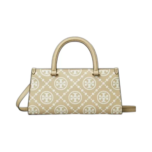 T Monogram-Embossed E/W Tote Bag