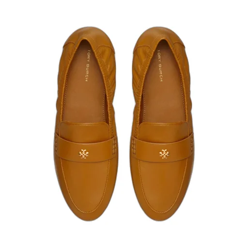 Logo-Plaque Leather Loafers