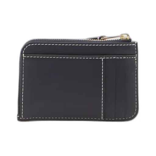 T Monogram Zip Card Case