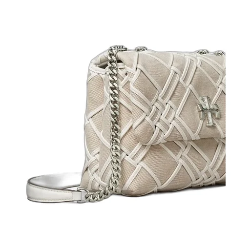 Small Kira Woven Canvas Convertible Shoulder Bag