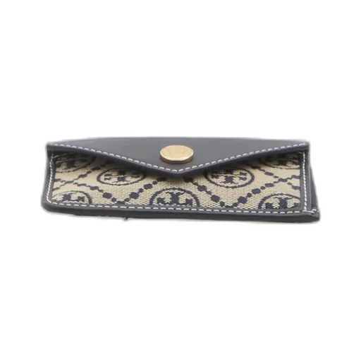 T Monogram Zip Card Case