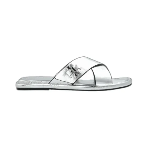 Logo-Plaque Sandals