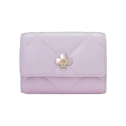 Kira Clover Quilted Flap Card Case