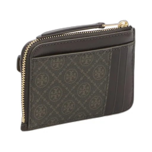 T Monogram Zipped Cardholder