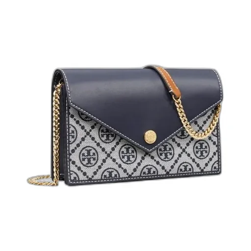 T Monogram Envelope Chained Wallet