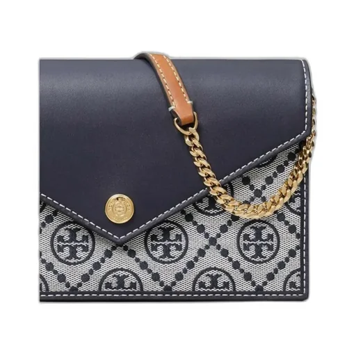 T Monogram Envelope Chained Wallet