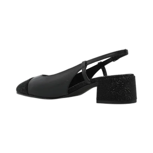 45Mm Cap-Toe Slingback Pumps