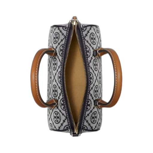 T Monogram Zipped Mini Barrel Bag