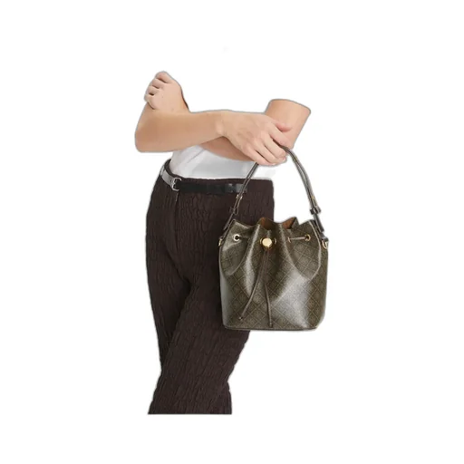 T Monogram Bucket Bag