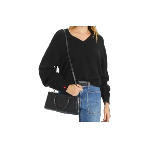 Small T Monogram Embossed Rectangular Tote Bag