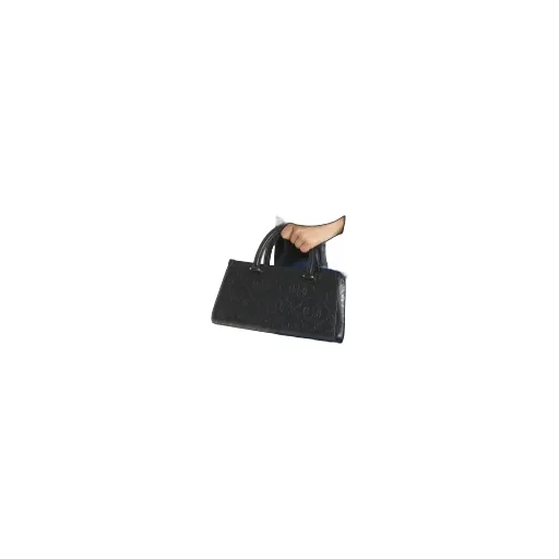 Small T Monogram Embossed Rectangular Tote Bag