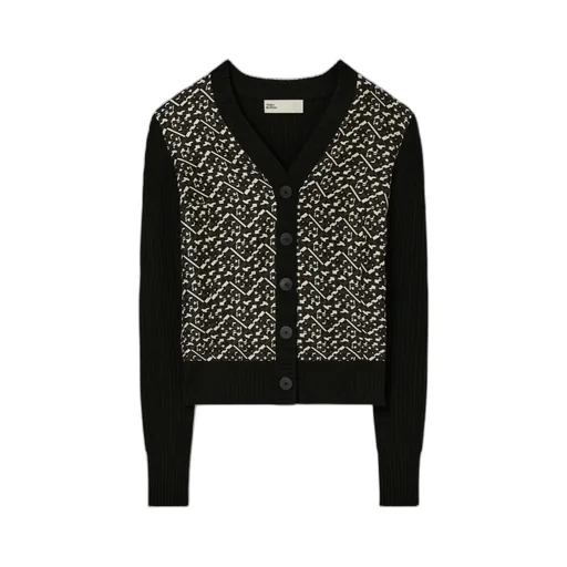 Wool Cardigan With Front