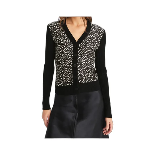 Wool Cardigan With Front