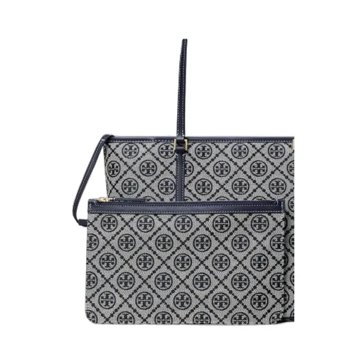 T Monogram Small Zipped Tote Bag