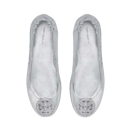 Logo Shaped Applique Ballet Flats