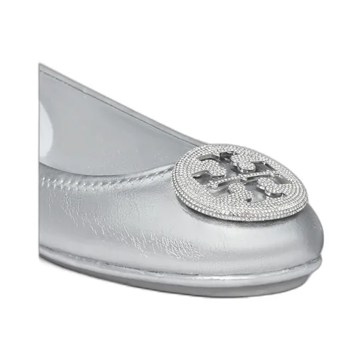 Logo Shaped Applique Ballet Flats