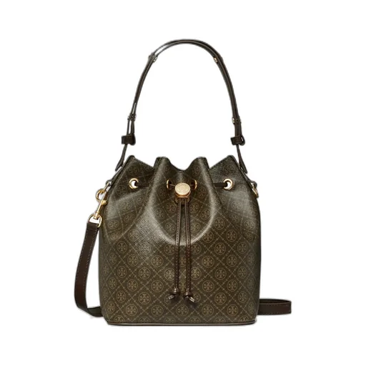 T Monogram Bucket Bag