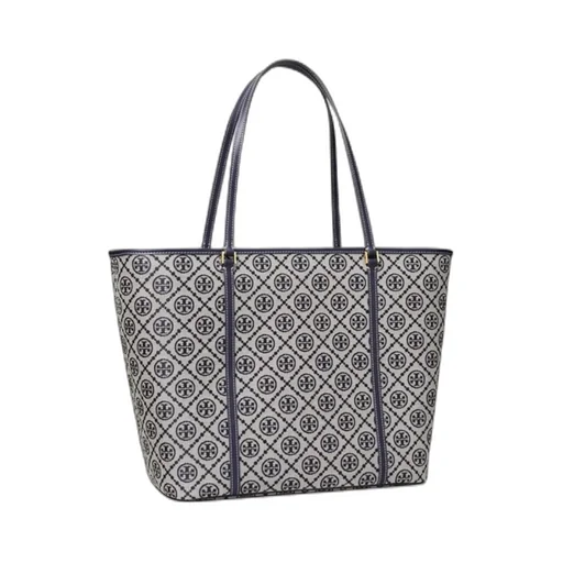 T Monogram Zipped Tote Bag