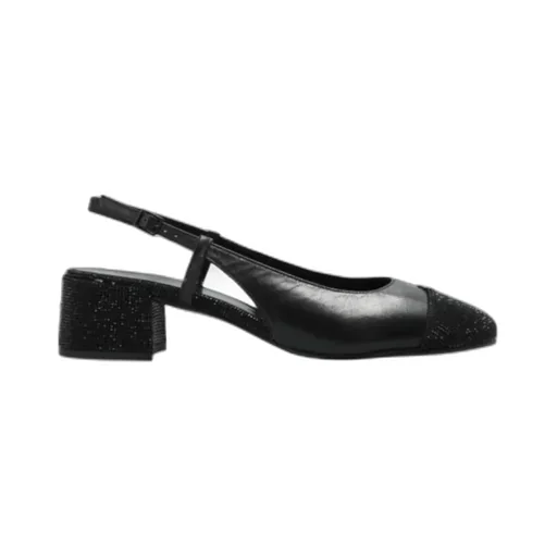 45Mm Cap-Toe Slingback Pumps