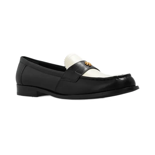 Logo Plaque Two-Toned Loafers