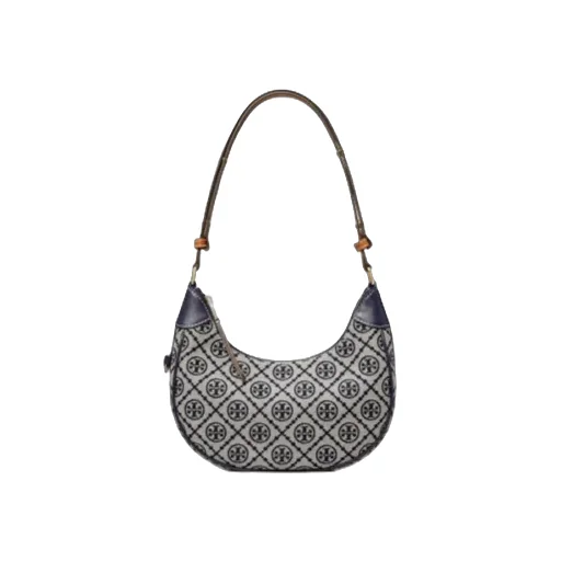 T Monogram Crescent Bag