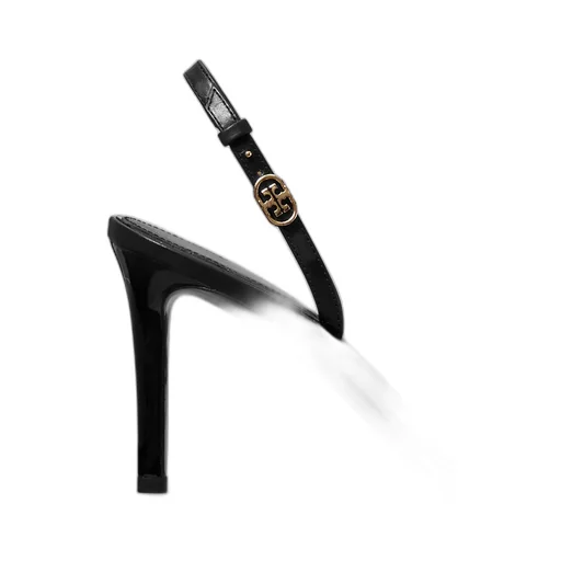 Double T-Button High-Heeled Sandals