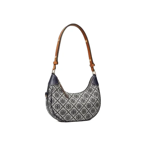 T Monogram Crescent Bag