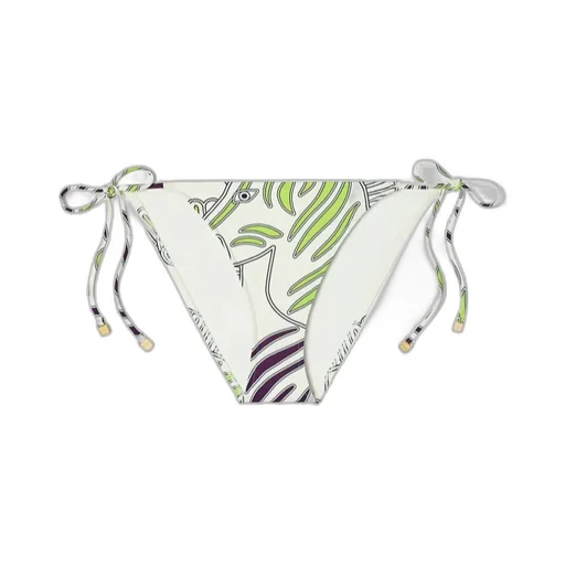 Graphic-Print Bikini Bottom