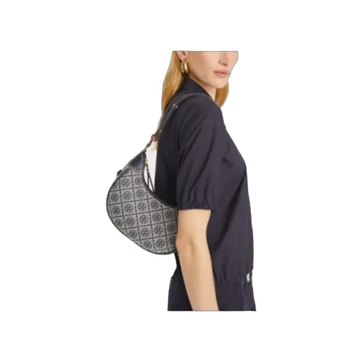 T Monogram Crescent Bag