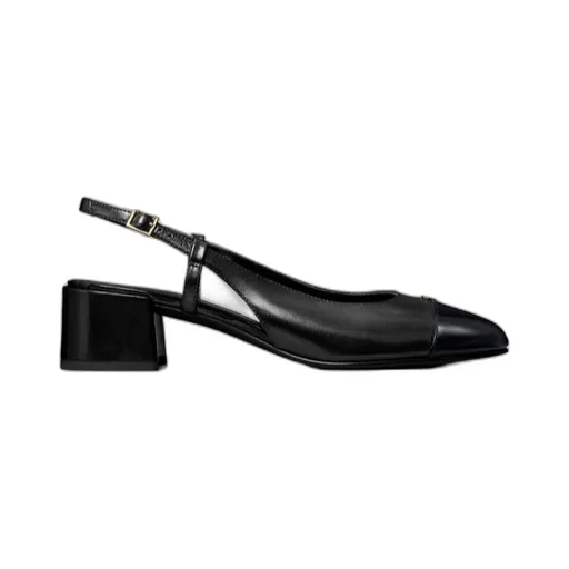 Cap-Toe Slingback Pumps