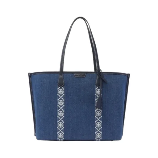 Perry Denim Tote Bag