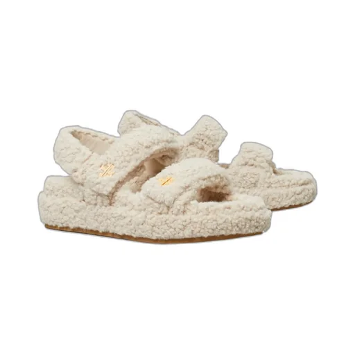 Kira Faux-Shearling Sandals