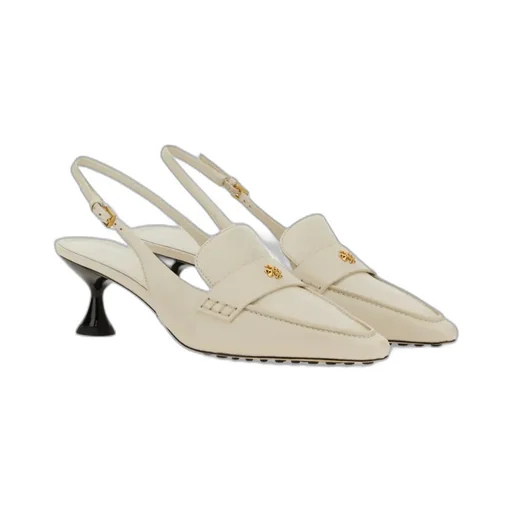 Logo Plaque Slingback Pumps
