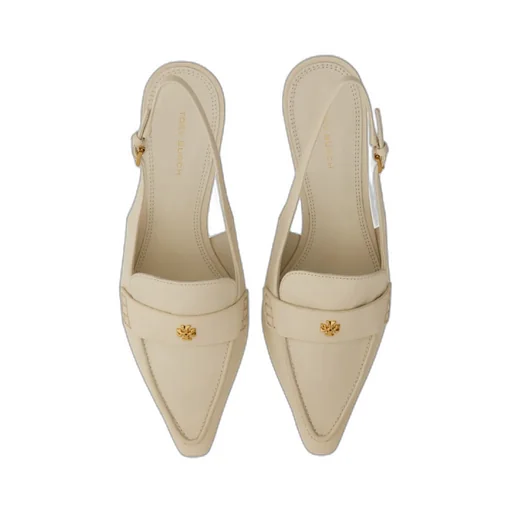 Logo Plaque Slingback Pumps