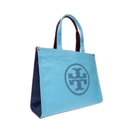 Logo Detailed Two-Tone Tote Bag