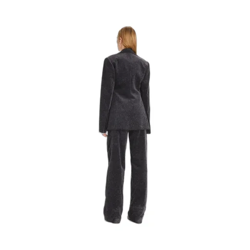 High-Waist Corduroy Wide-Leg Trousers