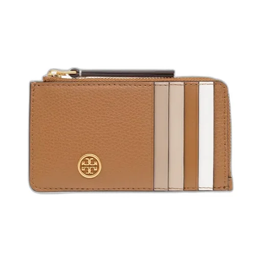 Logo-Plaque Leather Wallet