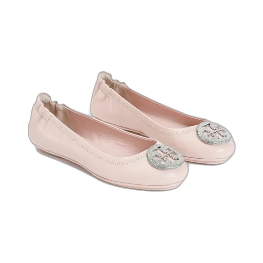 Minnie Logo Embellished Ballerina Shoes