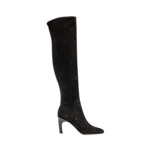 Suede 80Mm Above-Knee Boots