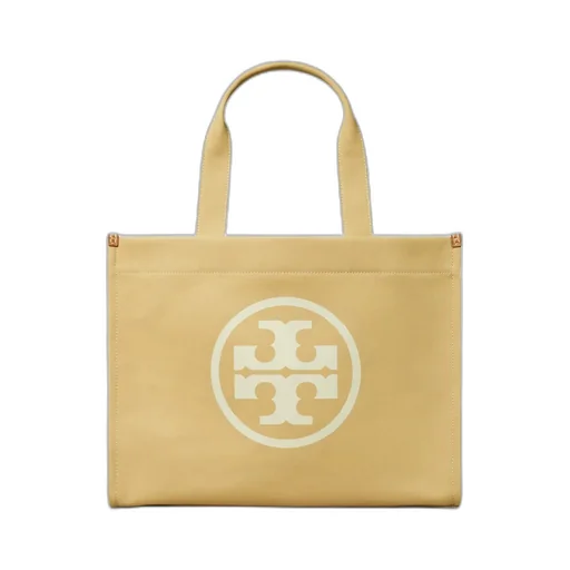 Ella Double T Logo Detailed Tote Bag