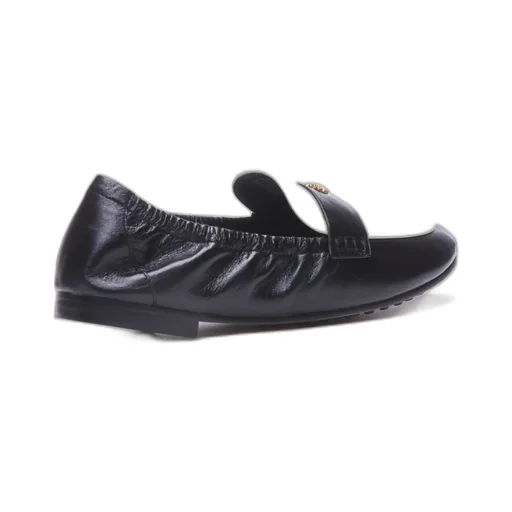 Logo Plaque Color-Block Loafers
