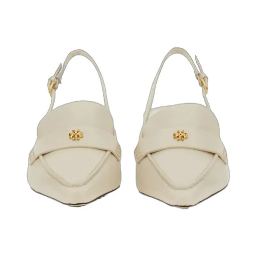 Logo Plaque Slingback Pumps