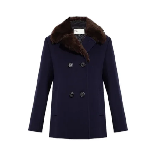 Notched-Lapels Shearling Jacket