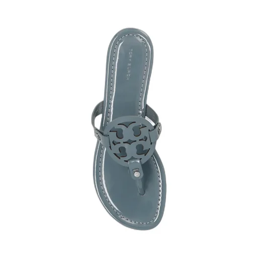 Miller Patent-Leather Flip Flops