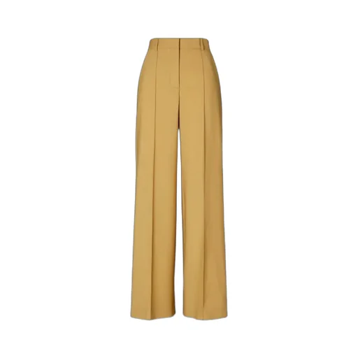 Pleated Wide-Leg Trousers