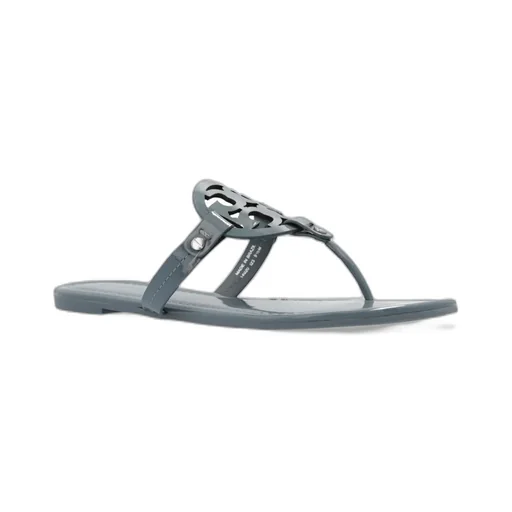 Miller Patent-Leather Flip Flops