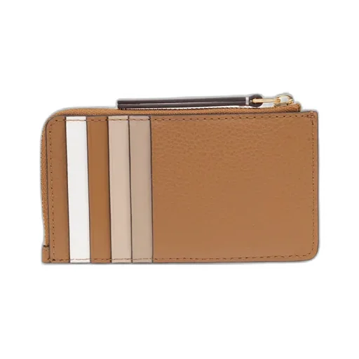 Logo-Plaque Leather Wallet