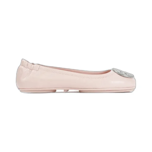 Minnie Logo Embellished Ballerina Shoes