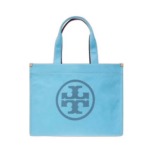 Logo Detailed Two-Tone Tote Bag