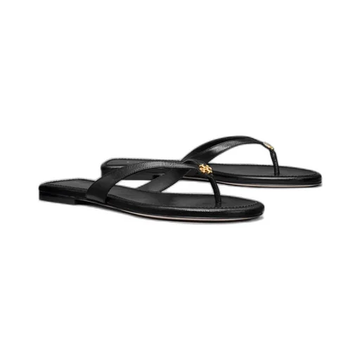 Capri Logo Plaque Thong Sandals